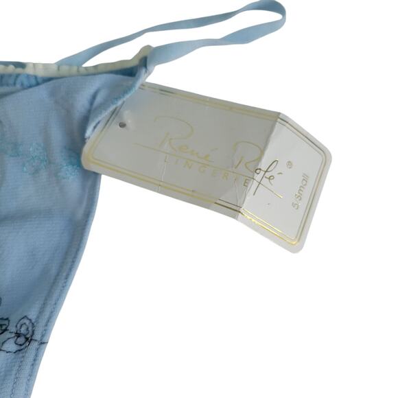 NWT Y2K Rare Rene Rofe Aqua Mesh Micro Thong Cottage country SM - Picture 6 of 11